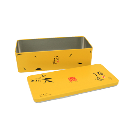 printed rectangular coffee tin boxes