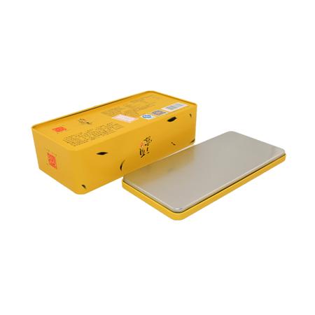 printed rectangular coffee tin boxes