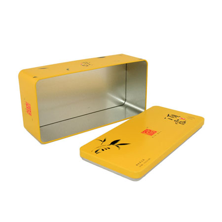 printed rectangular coffee tin boxes
