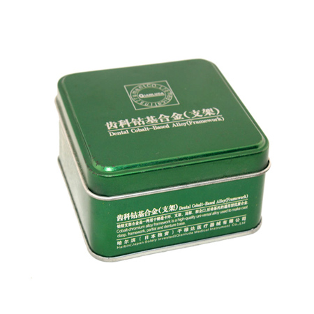 medicine packing tin box