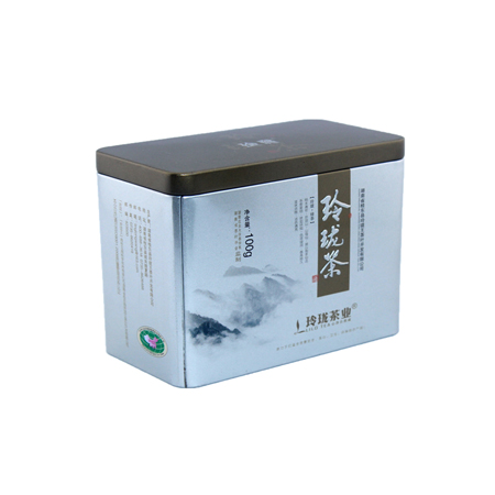 airtight 100g tea packing tin boxes