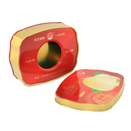 various seed storage tin cans