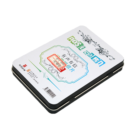 business card storage tin case