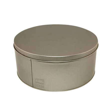 without printing round cookie tin