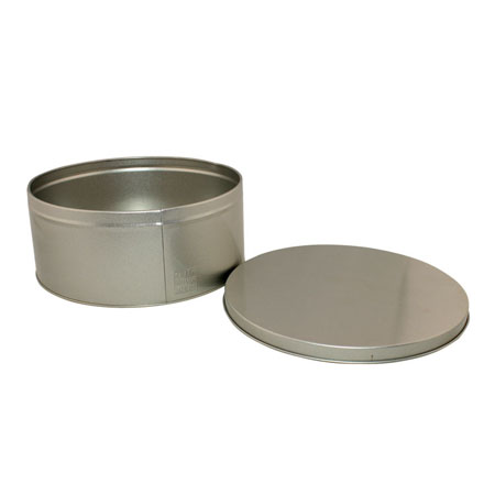 without printing round cookie tin