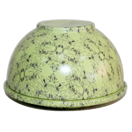 bowl shape wedding candle tin