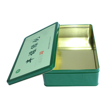 rectangular tea packing tins