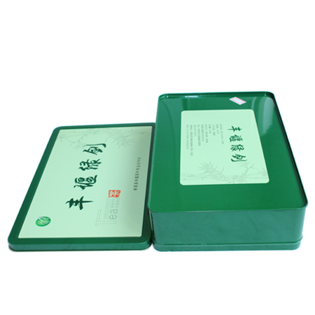 rectangular tea packing tins