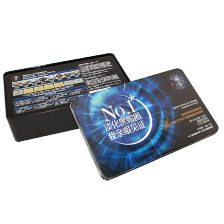 empty present packing tin