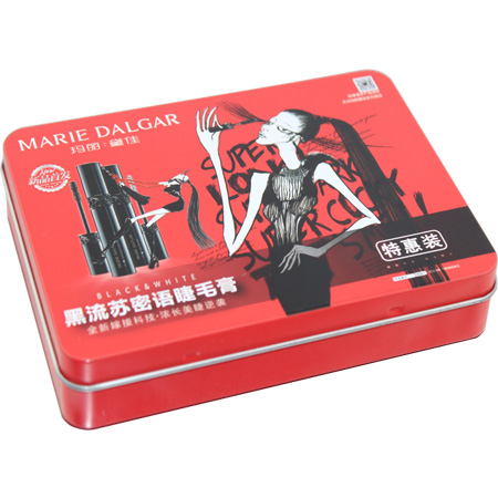 candy rectangle tinplate can