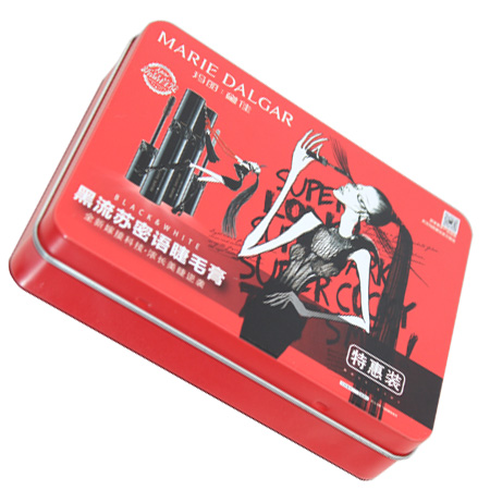 candy rectangle tinplate can