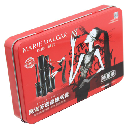 candy rectangle tinplate can