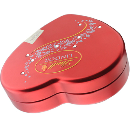 heart shape tin box