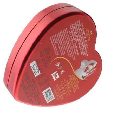 heart shape tin box