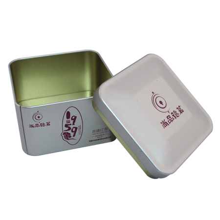 black tea square storage can