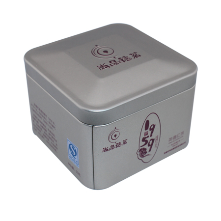 black tea square storage can