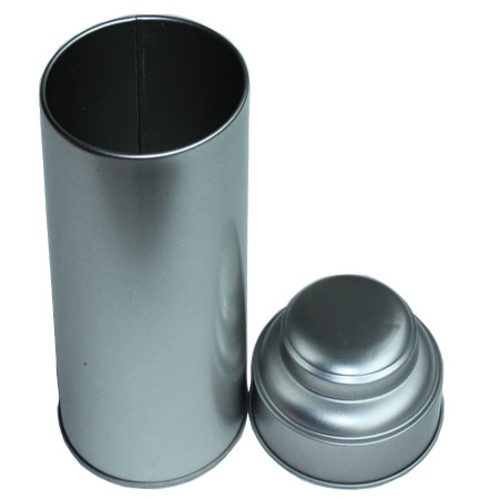blank tinplate tea can