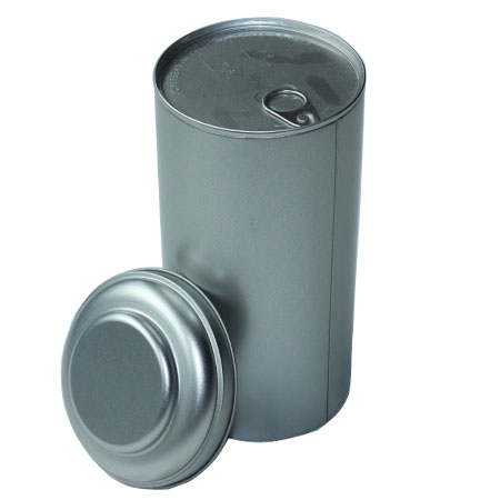 blank tinplate tea can