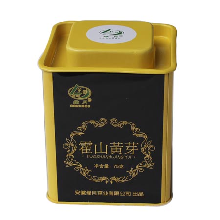квадрат зеленый ящик чай олова