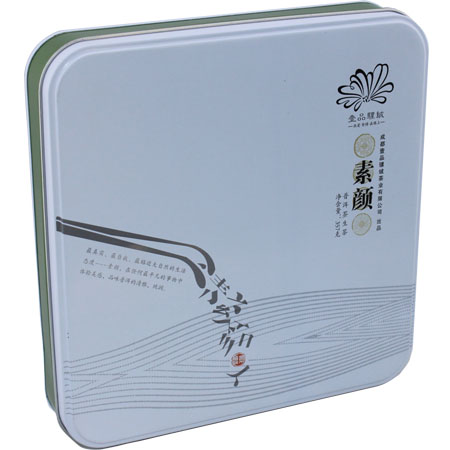 square tea can box