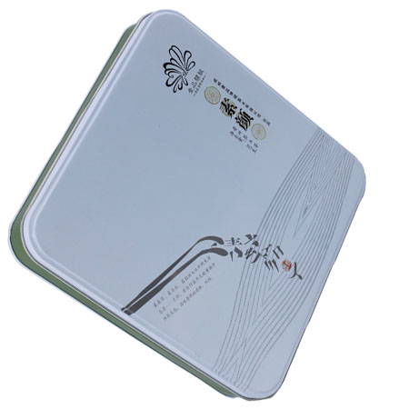 square tea can box