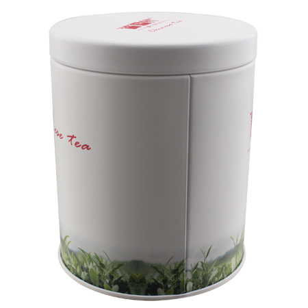 round design tea can