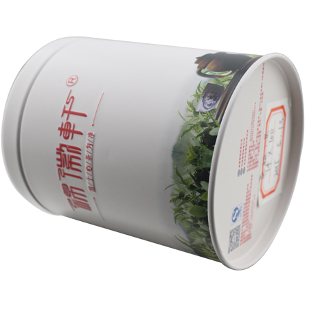 round design tea can
