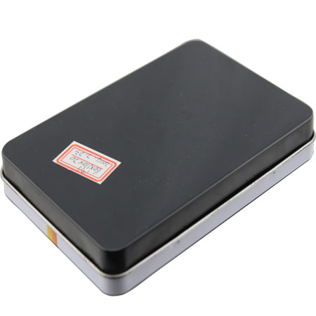 rectangle post card tin