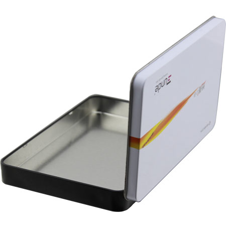 rectangle post card tin