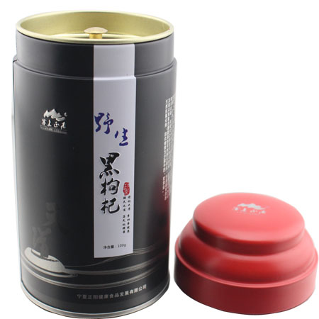 round dry food tin can