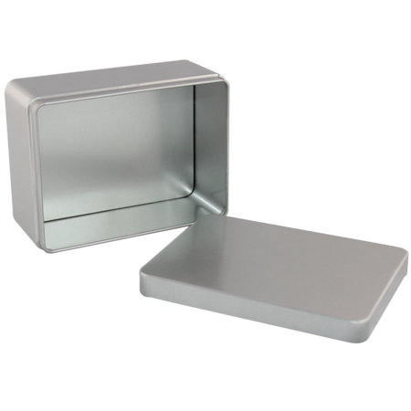 rectangle empty tin can