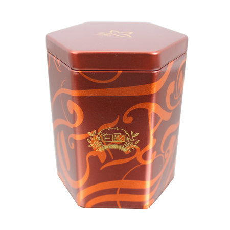 tinplate black tea canister