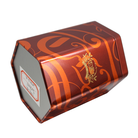 tinplate black tea canister