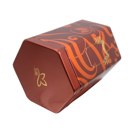 tinplate black tea canister