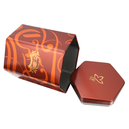 tinplate black tea canister