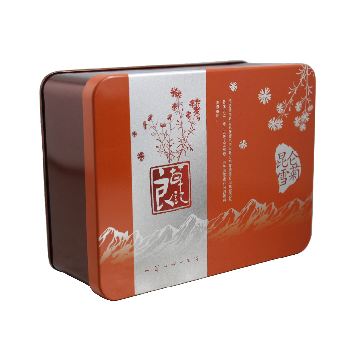 flower tea metal cans