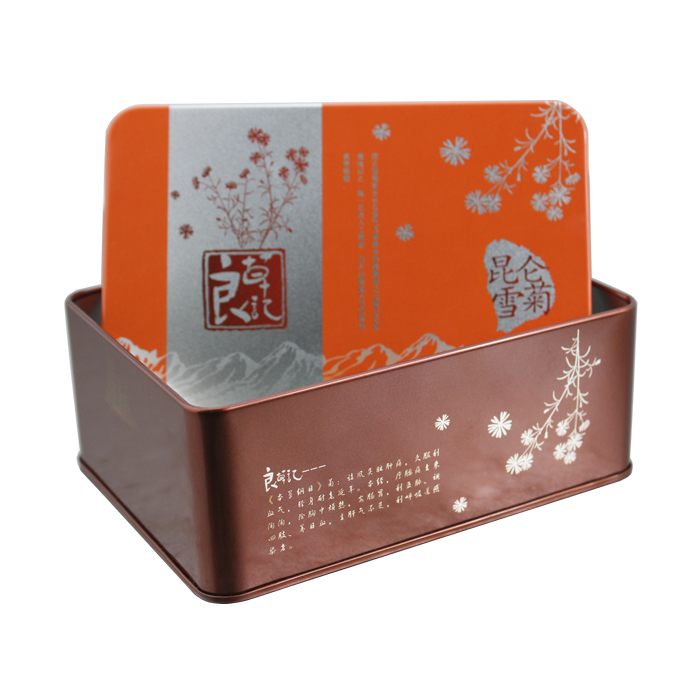 flower tea metal cans