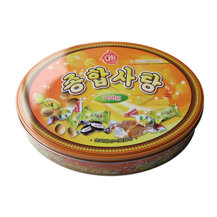 oval cookie tin packaging