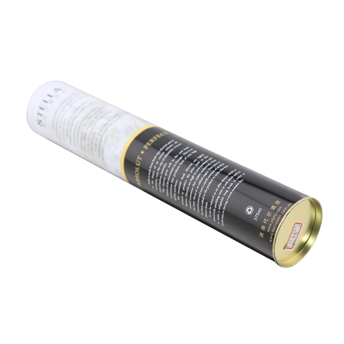 red round wine tin can