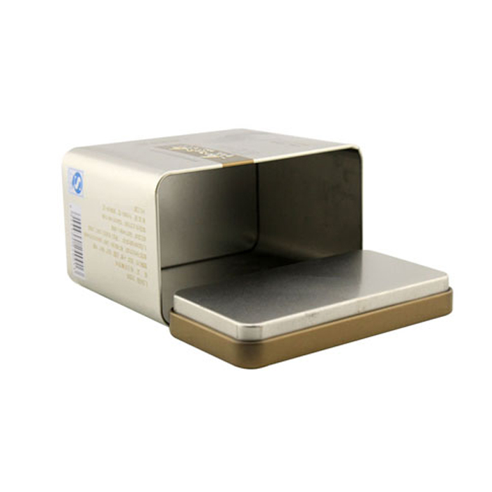 coffee metal rectangular tin