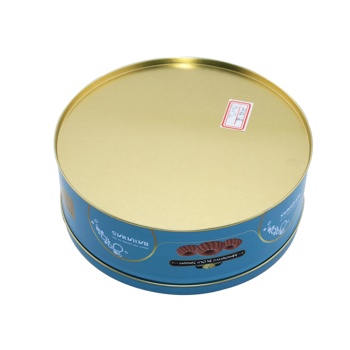 yummy cream cookie packing tin