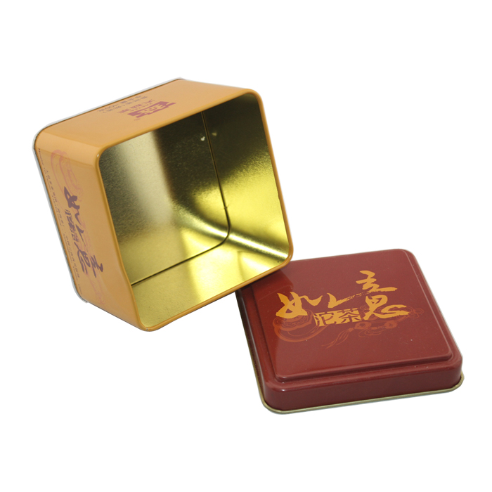 tea gift empty tin can