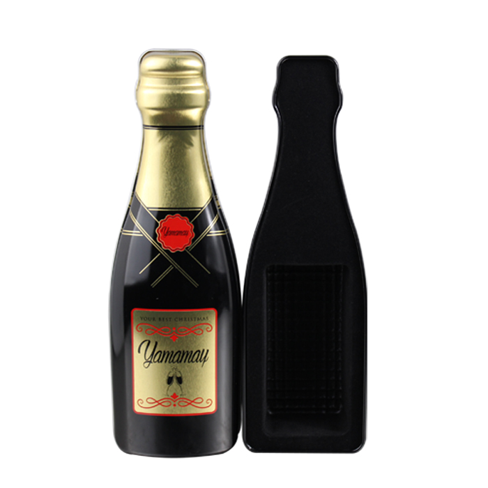 bottle shape metal box