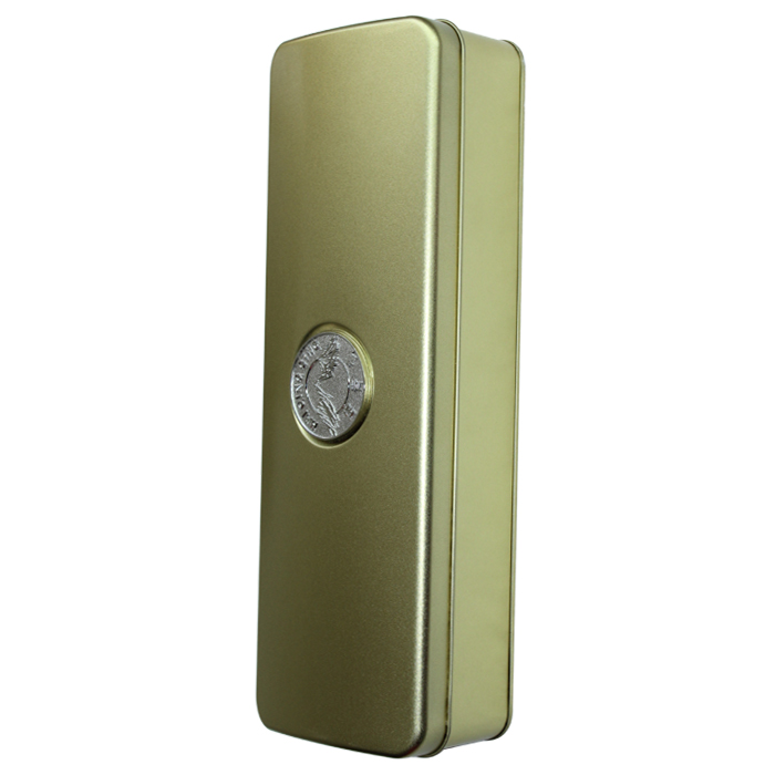 golden chocolate gift tin