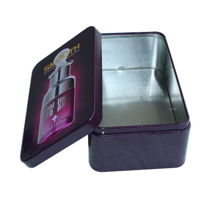 hair care product tin box