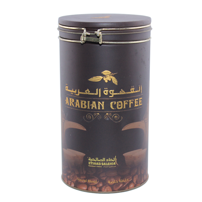 round coffee tins wholesale