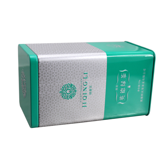 Printed metal tea tins