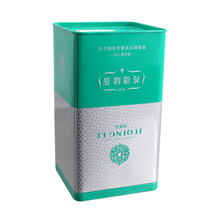 Printed metal tea tins