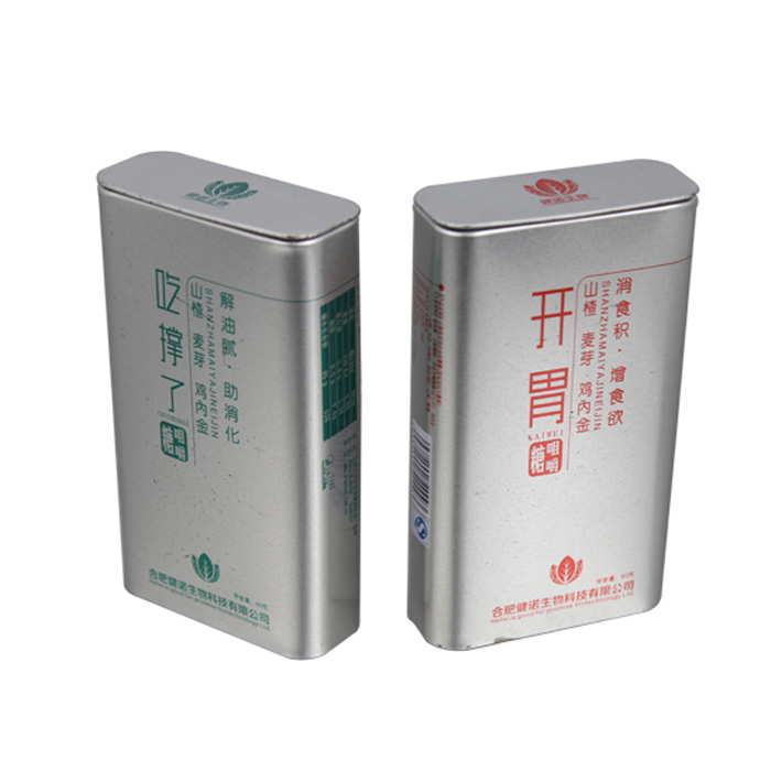 mint  tin cans with hinge