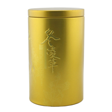 round tea package tins